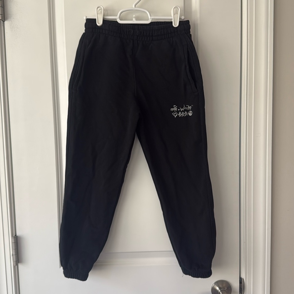 Off White Kids Joggers, size 10.